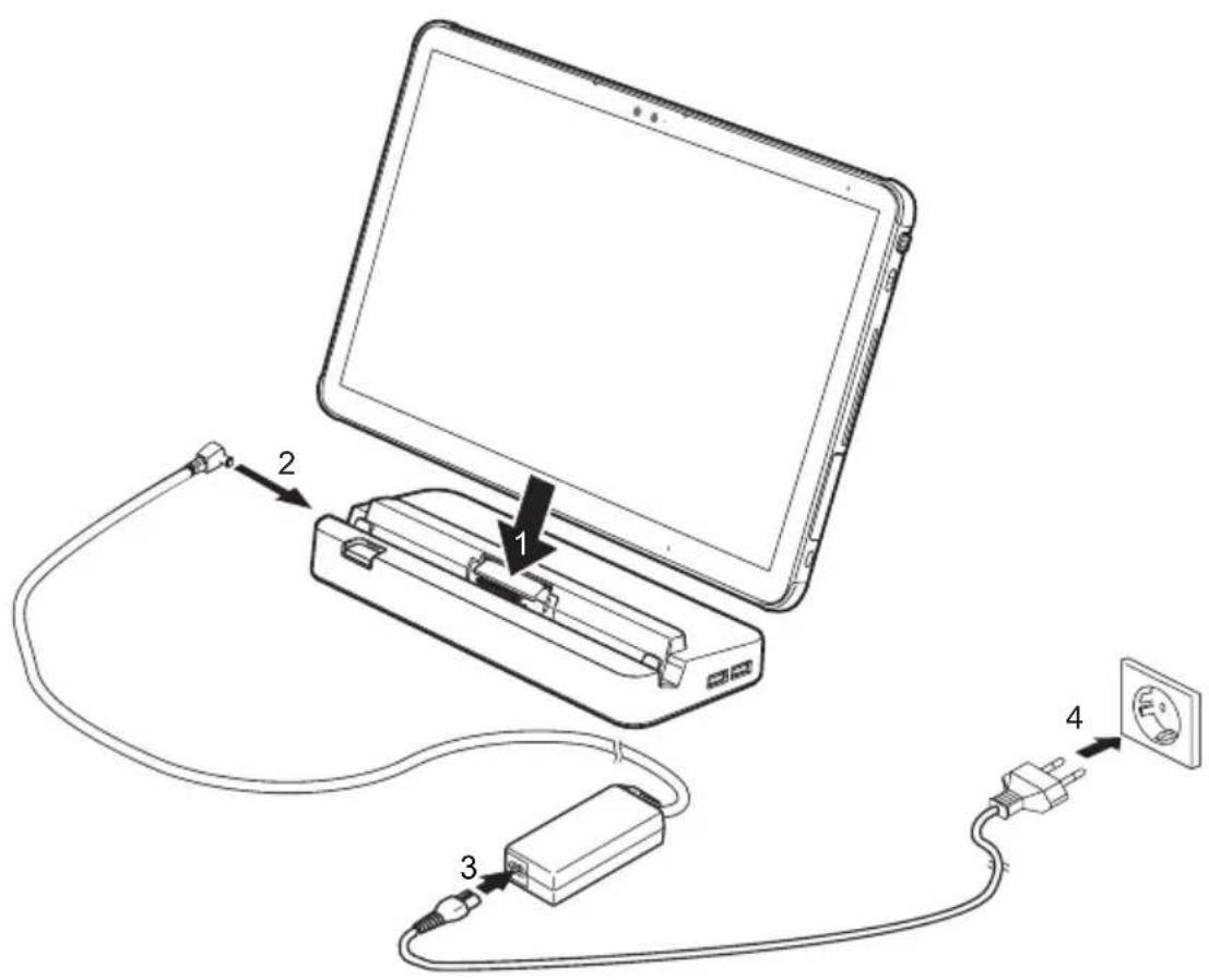 FUJITSU Stylistic Q7311 - RaccordementdutabletPCàlastationd'accueil - 3