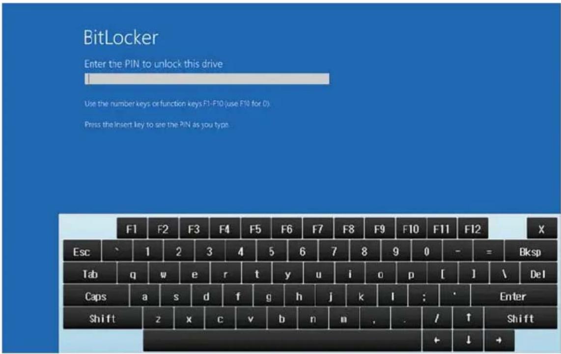 FUJITSU Stylistic Q7311 - Activationdelasaisiedumotdepassesurleclavier OnScreen(clavierOnScreenpo urmotdepasseBitLocker) - 1