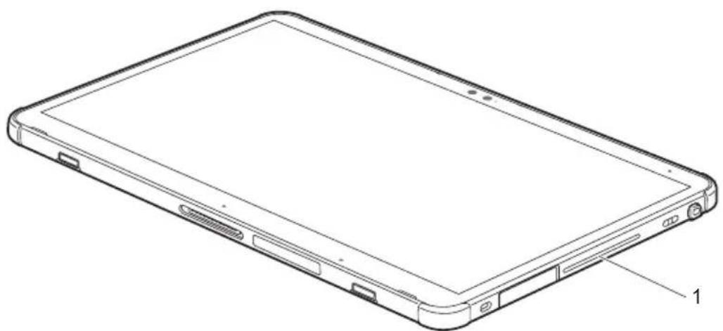 FUJITSU Stylistic Q7311 - InsérerlaSmartCard - 3