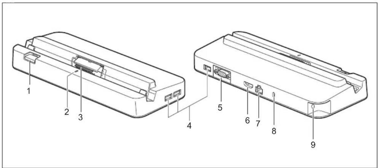 FUJITSU Stylistic Q7311 - Composantsdelastationd'accueil - 1