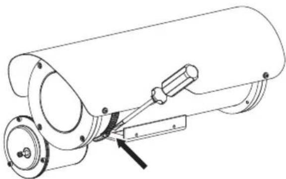 Videotec VIPNX - Installing the wiper kit on NXM36 housing - 2