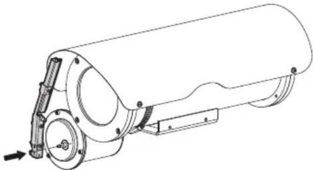 Videotec VIPNX - Installation du kit essuie- glaces sur caisson NXM36 - 3
