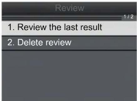 GYS DBT 410 - Review the last result - 1