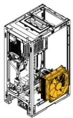 HYTE Revolt 3 - CPU-Kühler befestigen - 1