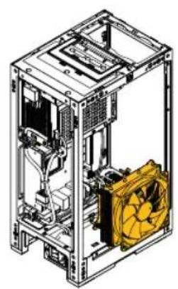 HYTE Revolt 3 - Install CPU cooler - 1