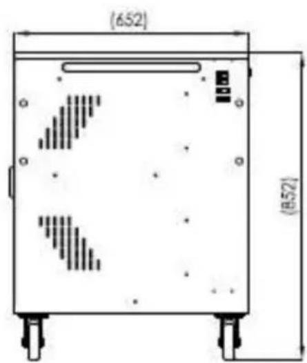 Leba NoteCart Flex Extended 24 - Dimensions of Unifit series: - 2