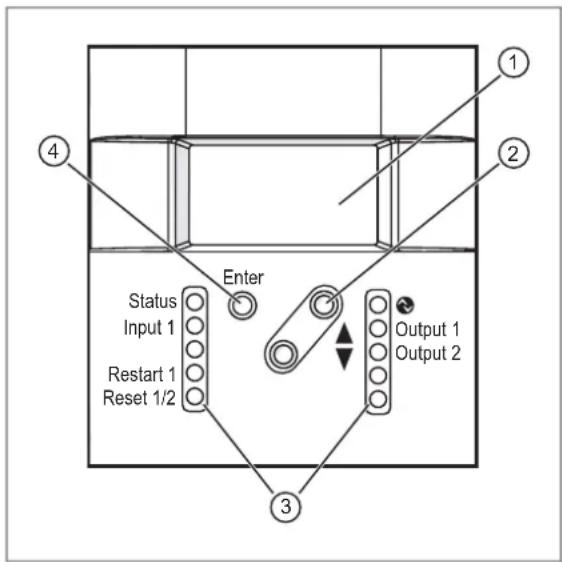 IFM DW3003 - Eléments de service et d'indication - 1