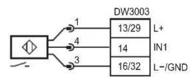 IFM DW3003 - Alimentation via DW3003 - 1