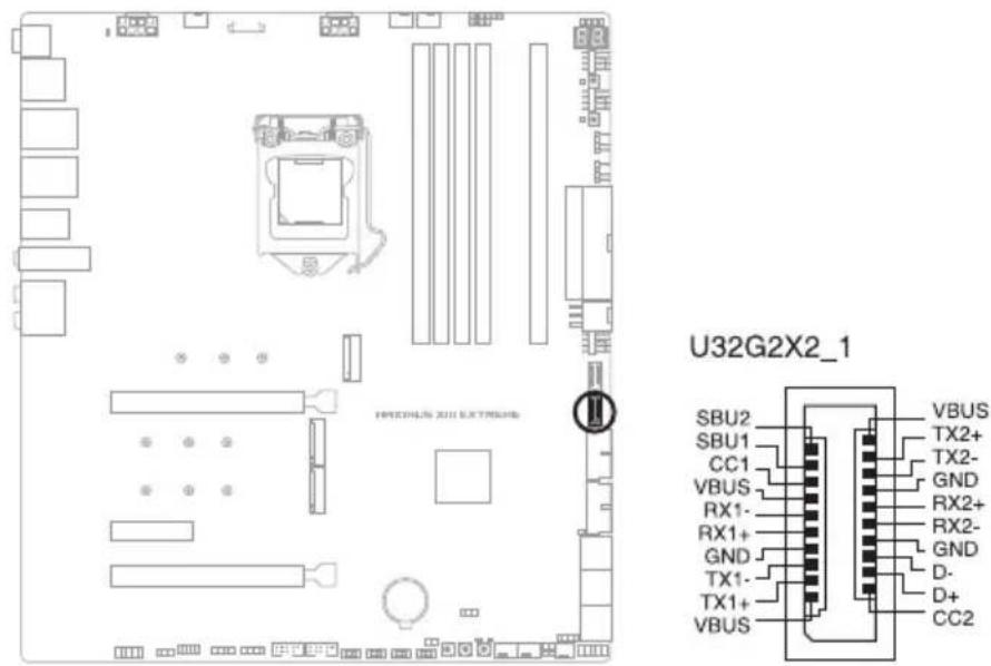ASUS ROG MAXIMUS XIII EXTREME - USB 3.2 Gen 2x2 コネクター - 1