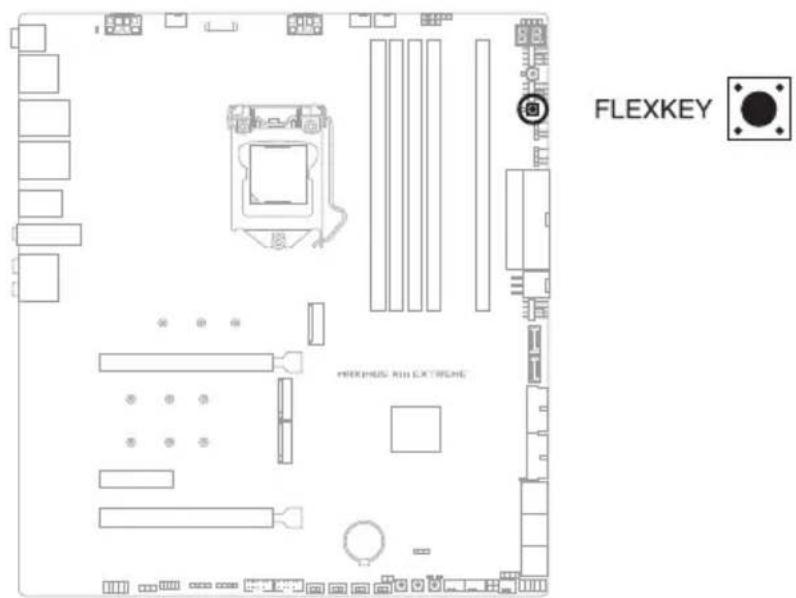 ASUS ROG MAXIMUS XIII EXTREME - FlexKeyボタン - 1