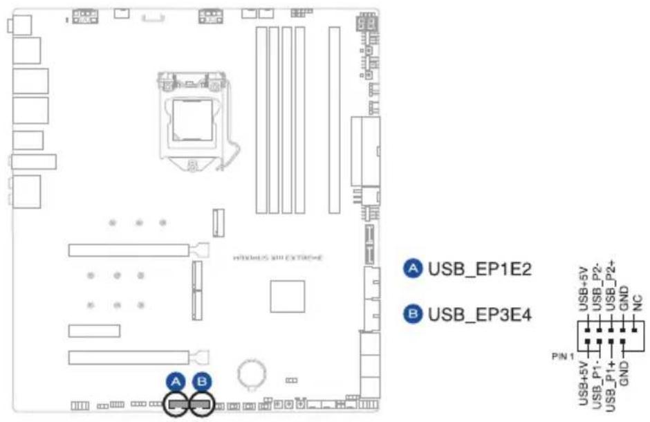 ASUS ROG MAXIMUS XIII EXTREME - USB 2.0 ヘッダー - 1