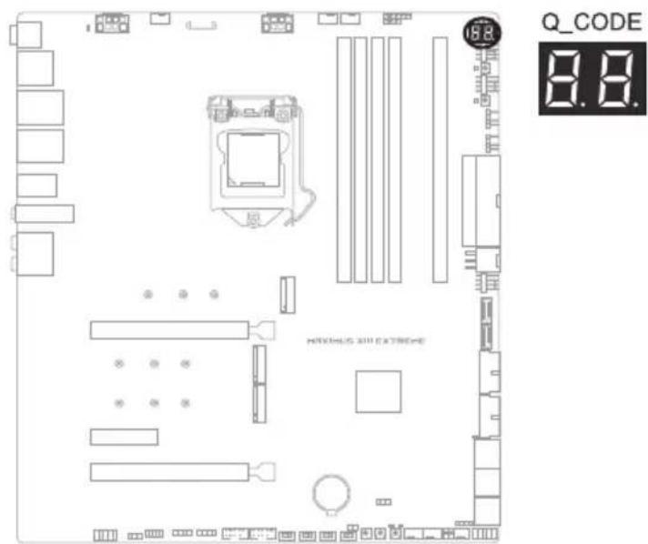 ASUS ROG MAXIMUS XIII EXTREME - Q-Code - 1