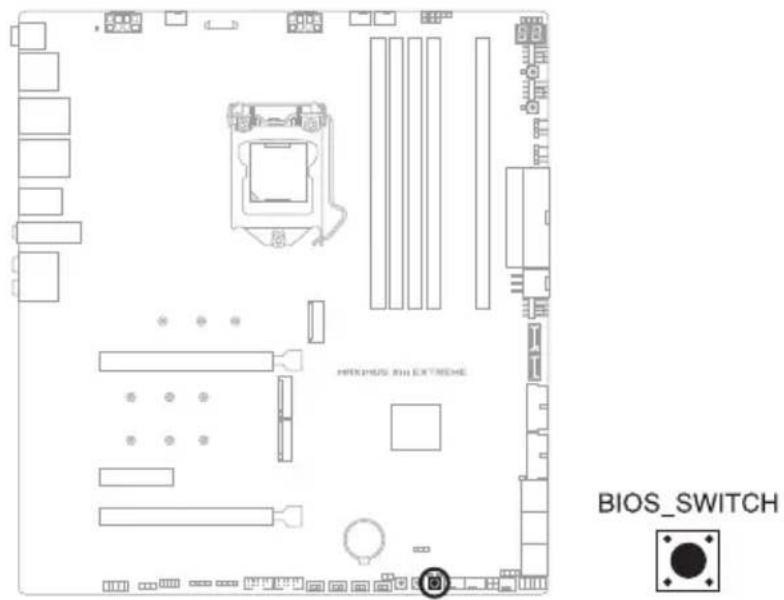 ASUS ROG MAXIMUS XIII EXTREME - BIOS Switch ボタン - 1