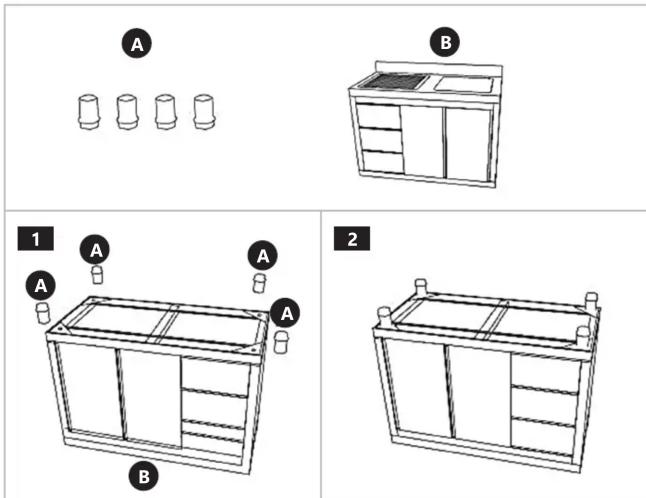 Royal Catering RCIKS08 - INDUSTRIAL KITCHEN SINK - 2
