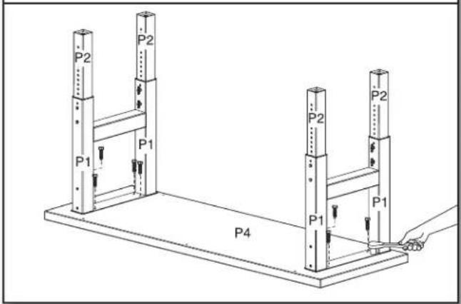 Gladiator GAWB04HWEG - Attach leg assemblies - 1