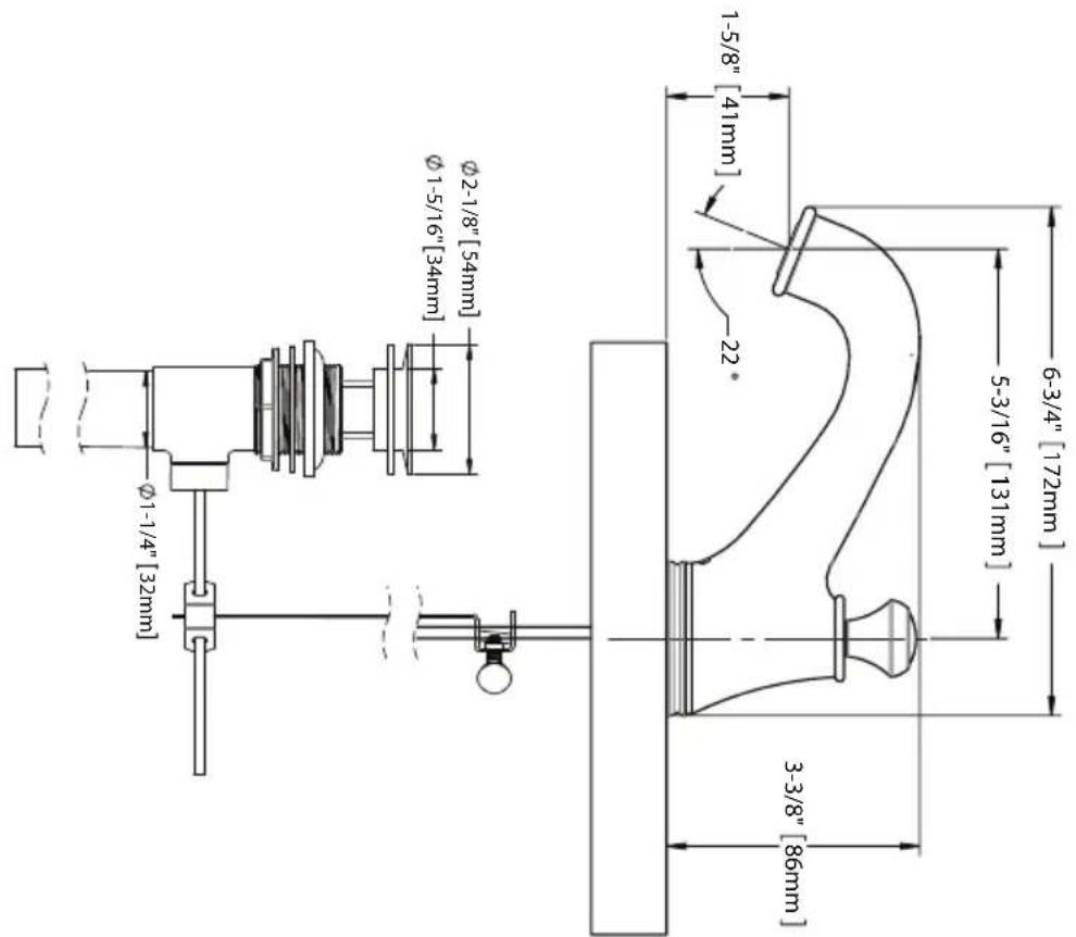 TOTO Silas TL210DD12 - ROUGH-IN DIMENSIONS / DIMENSIONES PRELIMINARES / DIMENSIONS BRUTES - 2
