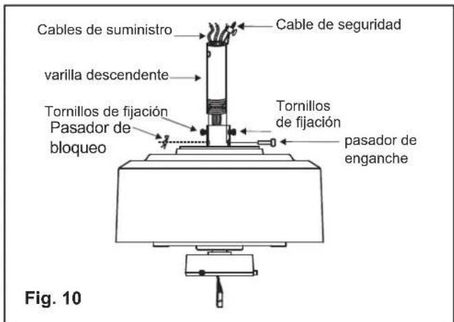 Hinkley Lighting 992002FBN - INSTALLACION DE LA PLACA DE MONTAJE EN UNA CAJA DE TOMACORRIENTE (MONTADA DIRECTAMENTE EN UNA VIGA DEL TECHO) - 6