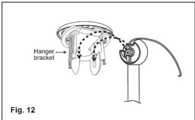Hinkley Lighting 992002FBN - INSTALLING THE HANGING BRACKET TO MOUNTING PLATE ASSEMBLY - 5