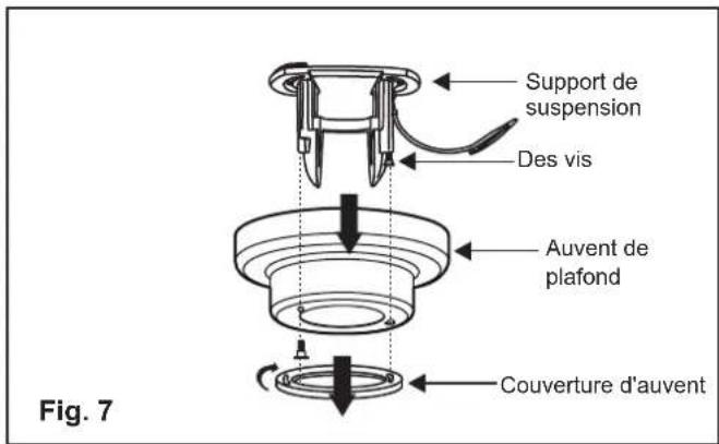 Hinkley Lighting 992002FBN - INSTALLATION DE LA PLAQUE DE MONTAGE SUR UNE BOITE DE PRISE (MONTÉE DIRECTEMENT SUR UNE SOLIVE DE PLAFOND) - 3