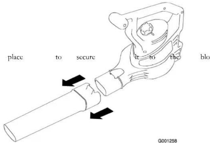 place to secure it to the blo G001258