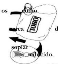 os como cerca TORO d soplar educido.
