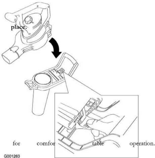 place. for comfort table operation. G001263