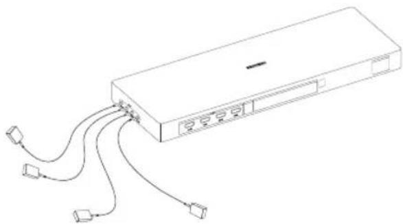 SAMSUNG MNA89MS1BAC - Utilização do cabo de infravermelhos - 1