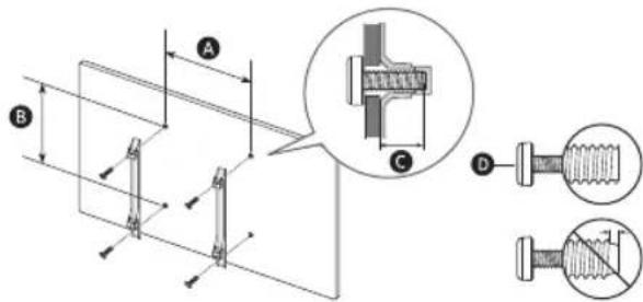 SAMSUNG MNA89MS1BAC - Seinakinnituse tehnilised andmed (VESA) - 1