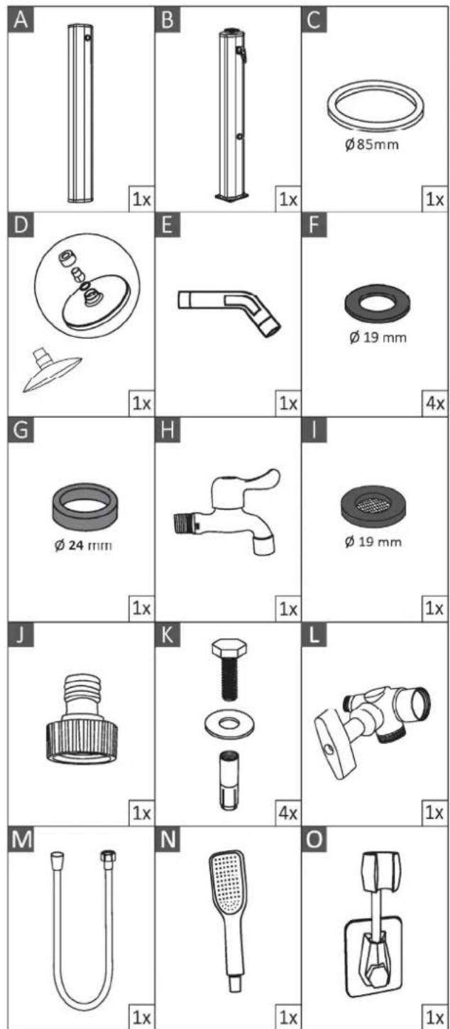 Uniprodo UNI_SGS_01 - Diagrama de peças - 2