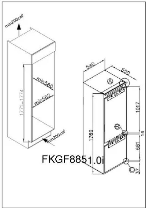 Küppersbusch FKGF9855.0i - Pré paration de l'installation - 1
