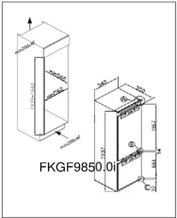 Küppersbusch FKGF9855.0i - Pré paration de l'installation - 3