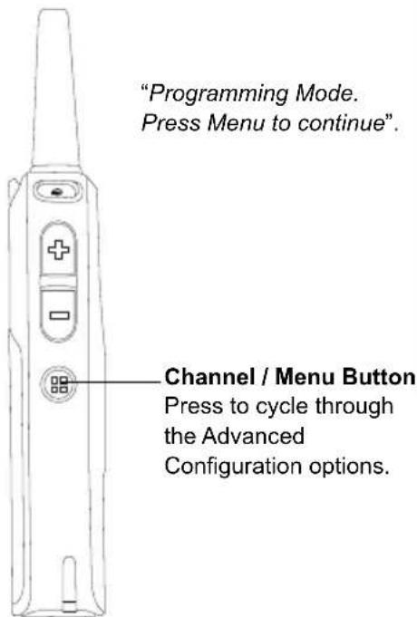 MOTOROLA DLR1060 - BROWSING ADVANCED CONFIGURATION OPTIONS - 2