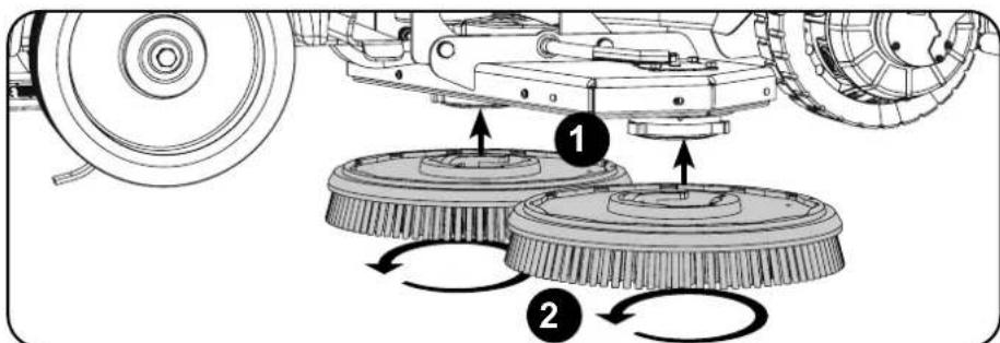 Numatic TRL720 - Fitting the Brushes - 4