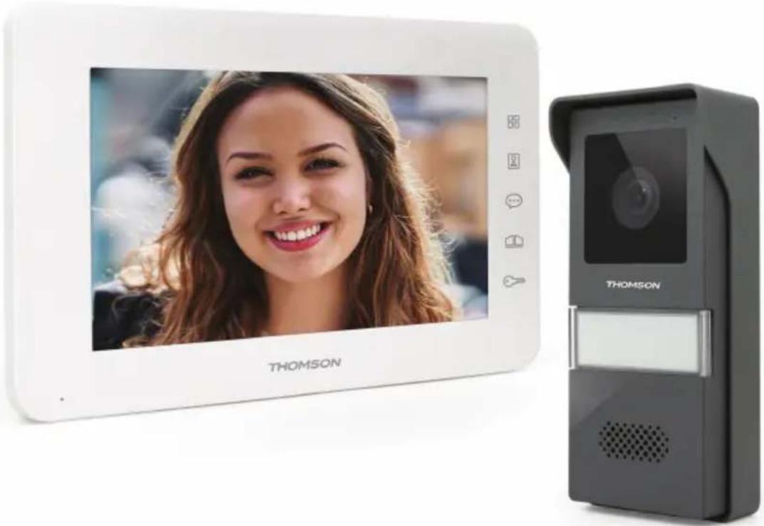 THOMSON Tili 512267 - FR Visiophone 2 fils couleur avec écran 7" - 1