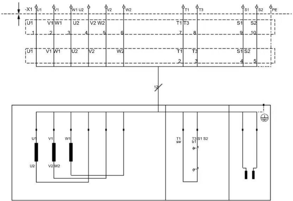 Grundfos APG.50.65.3 - Capteurs de température (dans les enroulements du stator) - 3