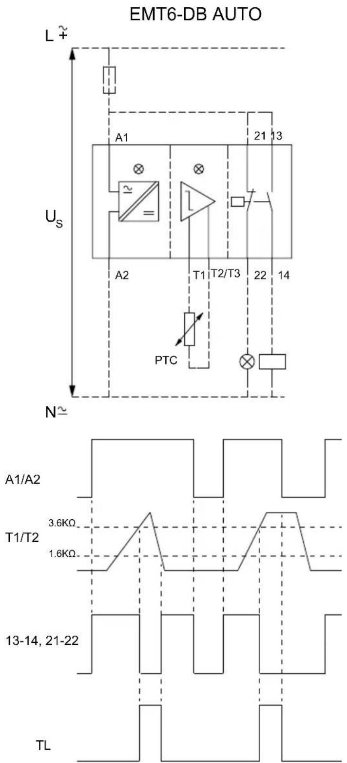 Grundfos APG.50.65.3 - Capteurs de température (dans les enroulements du stator) - 4