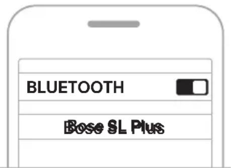 BOSE SoundLink Plus - Utilisation des paramètres Bluetooth de votre appareil - 2