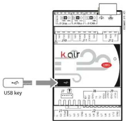 Carel k.AIR - Mise à jour via une clé USB - 1