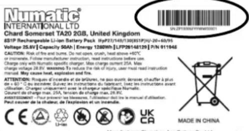 Numatic CRL8055 - GARANZIA - 2