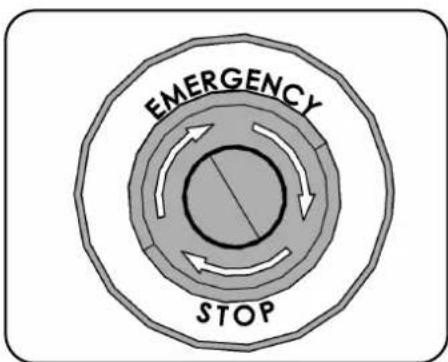 Numatic CRL8055 - Emergency Stop Button/ Horn - 1