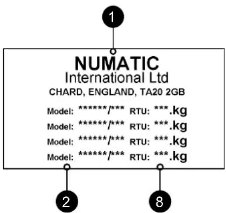 Numatic CRL8055 - NL Informatie over de machine - 2