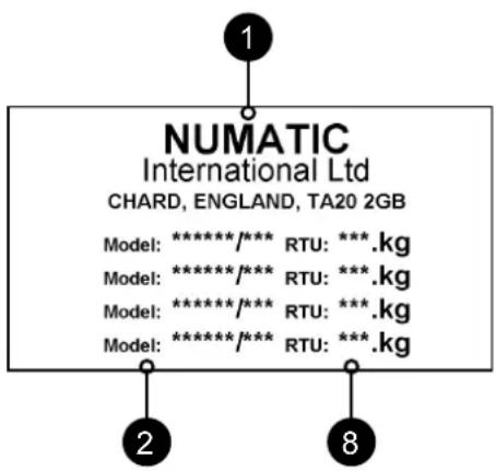 Numatic CRL8055 - \section*{Charakteristiques} - 2