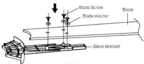 Blade Screw Blade Washer Blade Blade Bracket