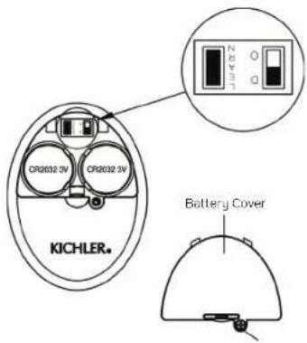 CR2032 3V CR2032 3V KICHLER. Battery Cover
