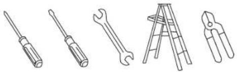 Kichler Almere - TOOLS AND MATERIALS REQUIRED - 1
