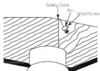 Kichler Bead - INSTALLATION OF SAFETY SUPPORT (required for Canadian installation ONLY) - 2