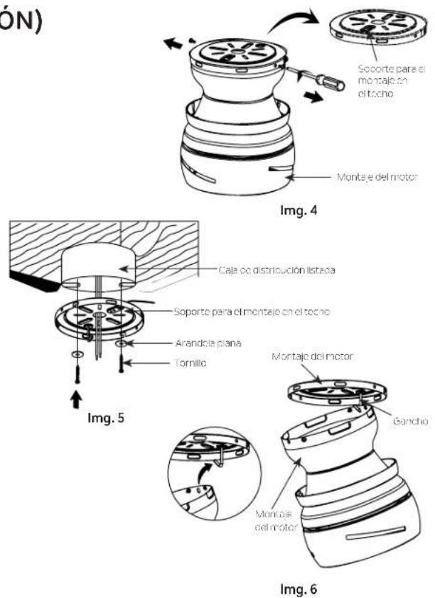 Kichler Bead - INSTALLACION DEL VENTILADOR (SUSPENSION) - 1