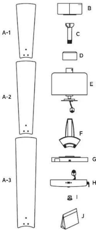 Kichler Lucian II - CONTENIDO DEL PAQUETE - 1