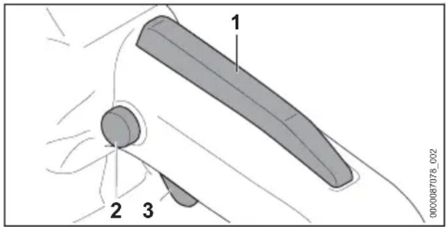 STIHL MSA 60.0 C - Mise en marche de la tronçonneuse - 1