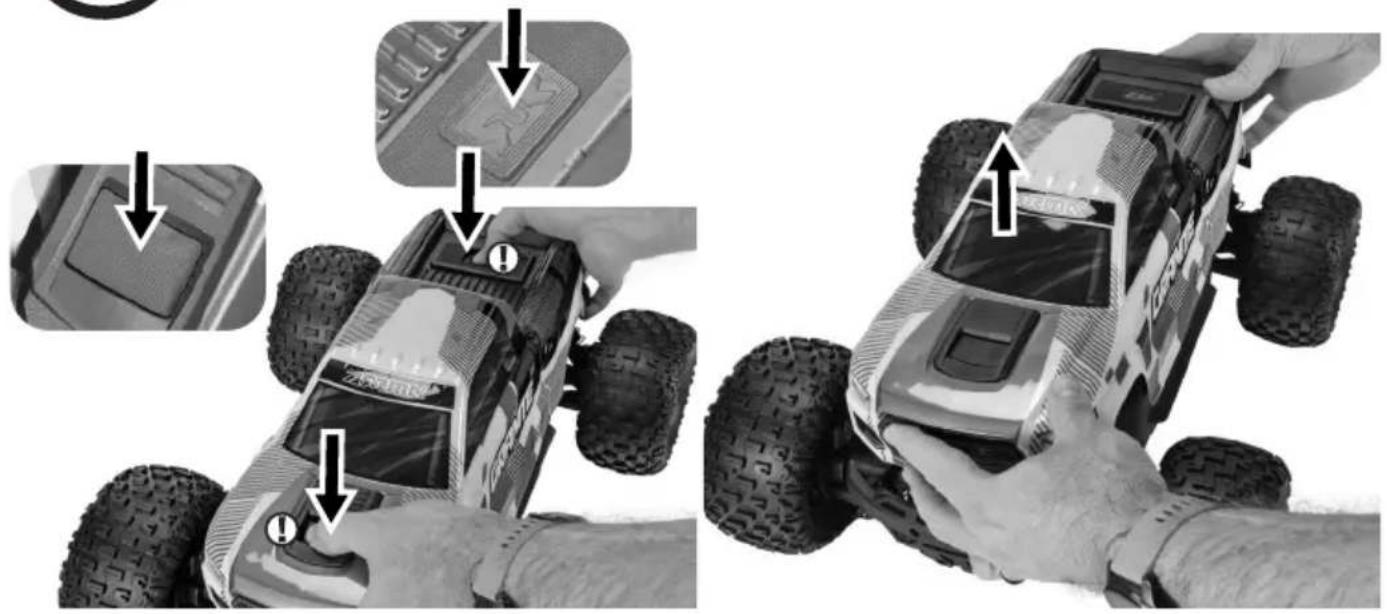 ARRMA Granite MEGA 665 - SUPPRIMER LE CORPS - 1